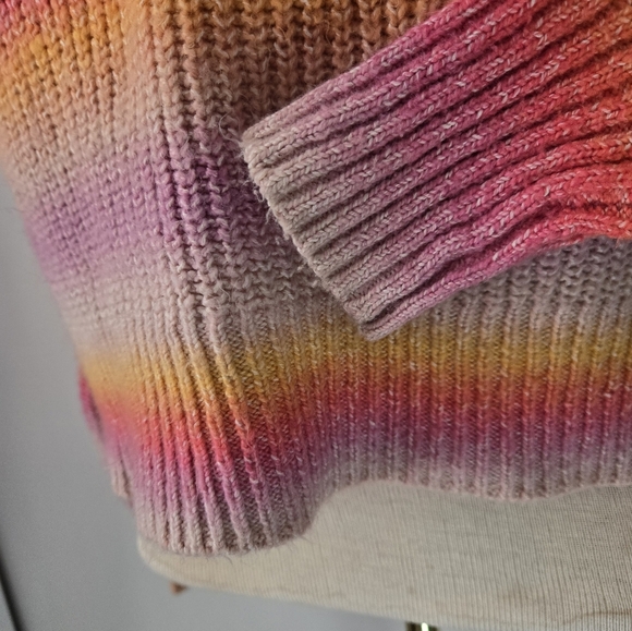 REBECCA MINKOFF BRinkley Mock Neck Multicolour Sweater. Size Small - Picture 4 of 13